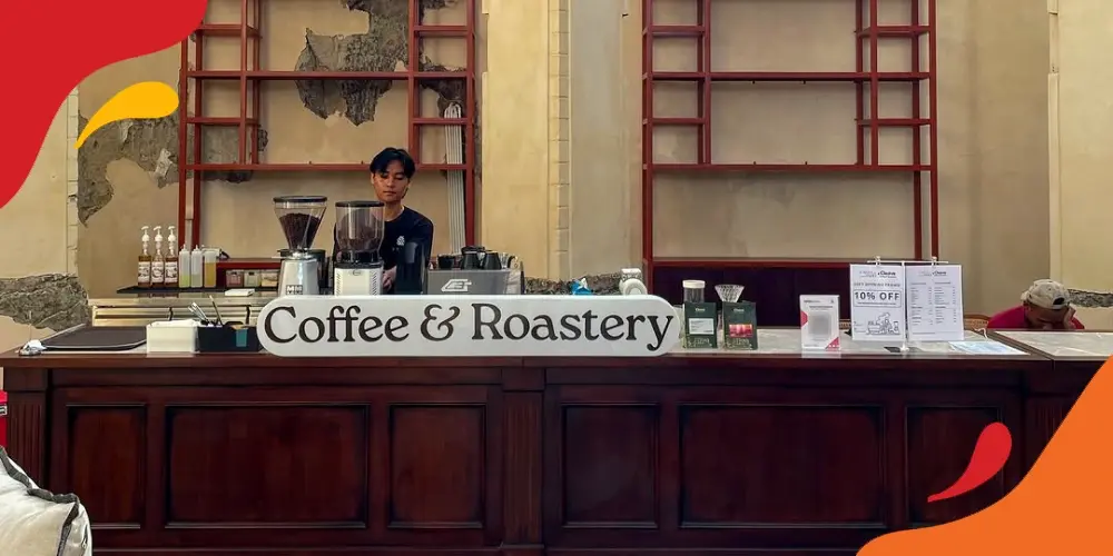 cafe Cleave Coffee di Castle de Guntur